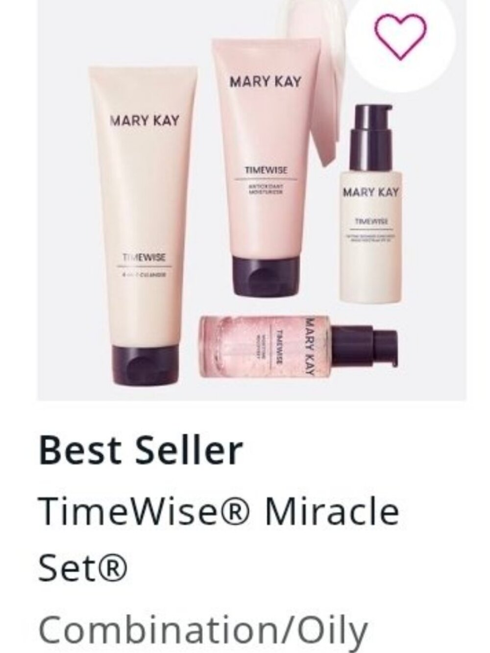 Mary Kay TimeWise Miracle Set Combo/Oily New Sealed